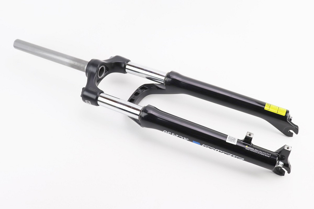 Вилка 26" амортизаційна, без різьби 1-1/8" (28,6мм), шток 240мм, з ходом 100мм, Disk-brake, пружинно-оливна, виносний Lockout, чорна XCM30 R Київ - фото 2