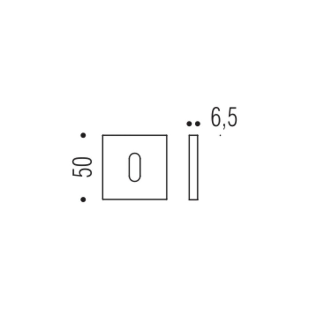 Накладка Colombo FF 23 BB прор хром Dea, Electra, Ellese (6 мм), Isy (6 мм), Zelda (6 мм) Київ - фото 2