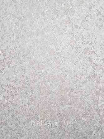 Шпалери метрові вінілові на флізеліні Sintra Structure під венеціанську штукатурку сірі сріблясті 342466 Київ