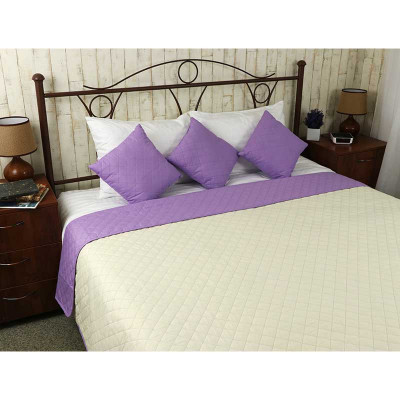 Покрывало Руно Двустороннее Севилья сиренево-молочное 150х212 см (360.52У_Севілья) Винница - изображение 4