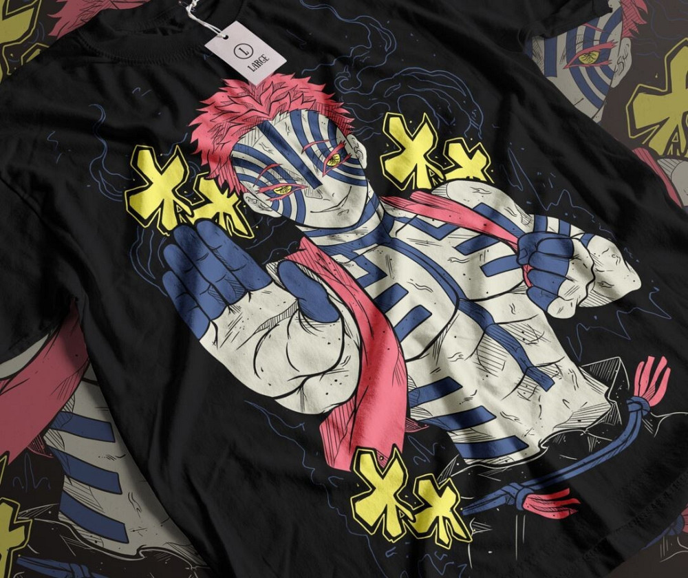 Футболка для хлопчика з аніме принтом Флкл Харуко Фоолй Коолй оверсайз (зріст від 165 до 180) Чорний AnimeJ0971m Дніпро - фото 4