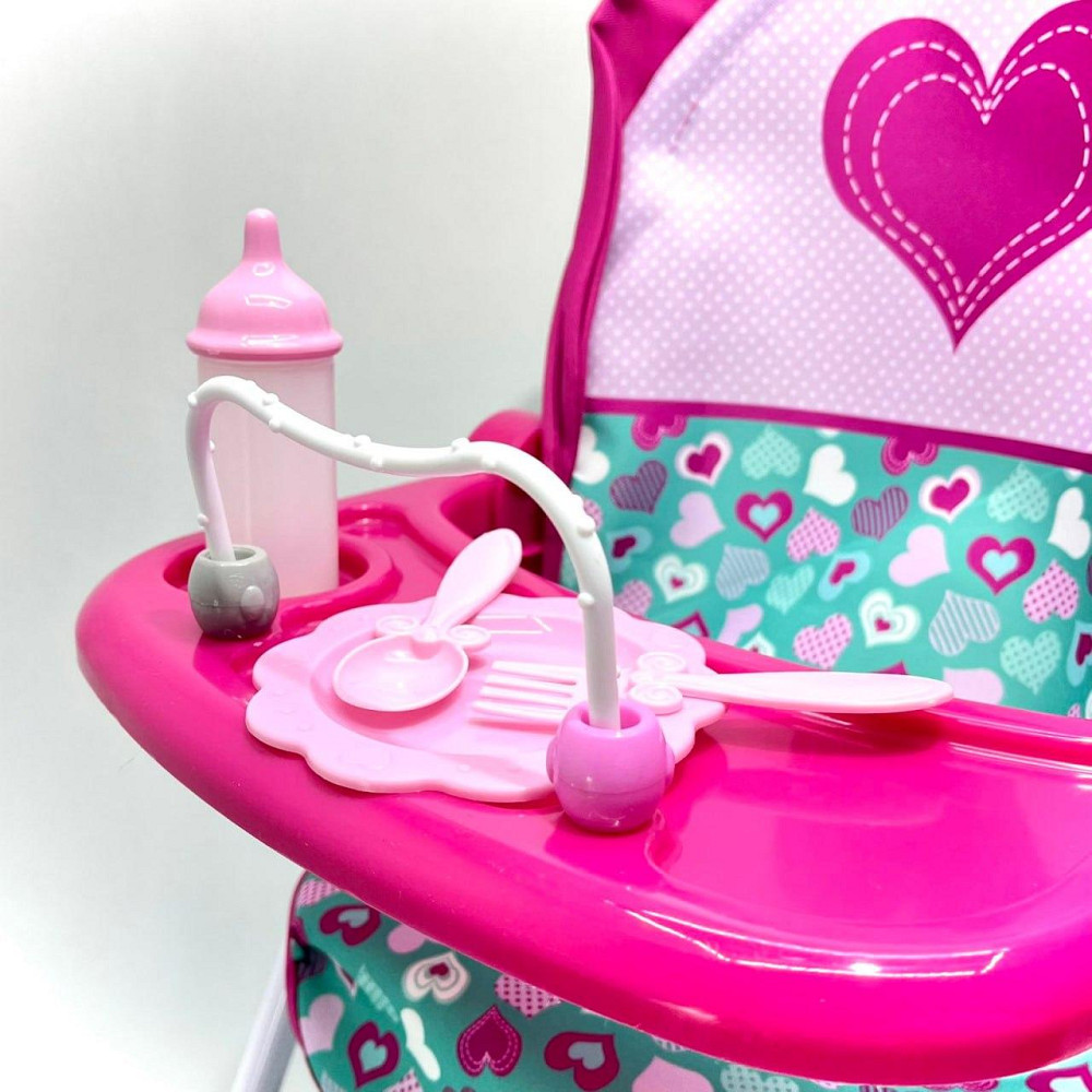 Ляльковий стільчик для годування ляльок FiVEoNiNE Рожевий (T771057) Чернигов - изображение 5