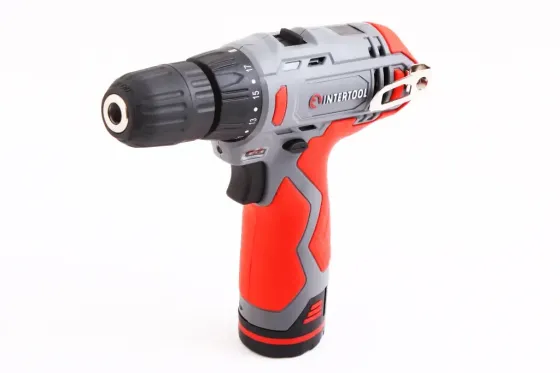 Суруповерт акумуляторного 12В, 30 Nm, 350/1300 об/мин, 0,8-10 мм, 1.5 Ач Intertool Вінниця