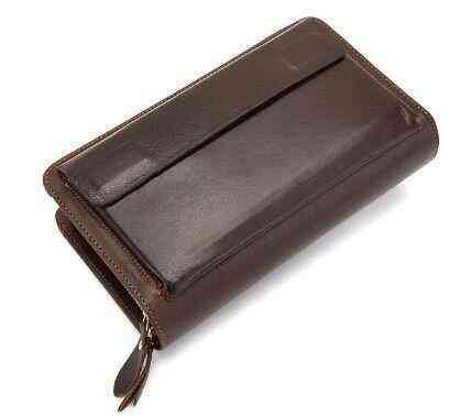 Мужская барсетка с ремешком на руку Vintage 14915 Коричневая Киев