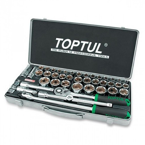 Комбінований набір інструментів TOPTUL 1/2" (дюйм +метр.) 43ед. GCAD4303 Чернігів - фото 1