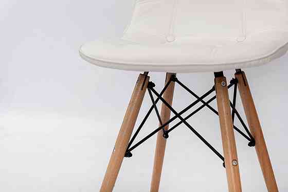 Стілець ДЖАСТІН, шкірзам білий Київ