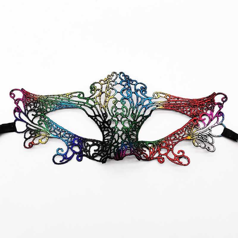 Маска на корпоратив венеціанська на зав`язках one size різнобарвний Київ - фото 1