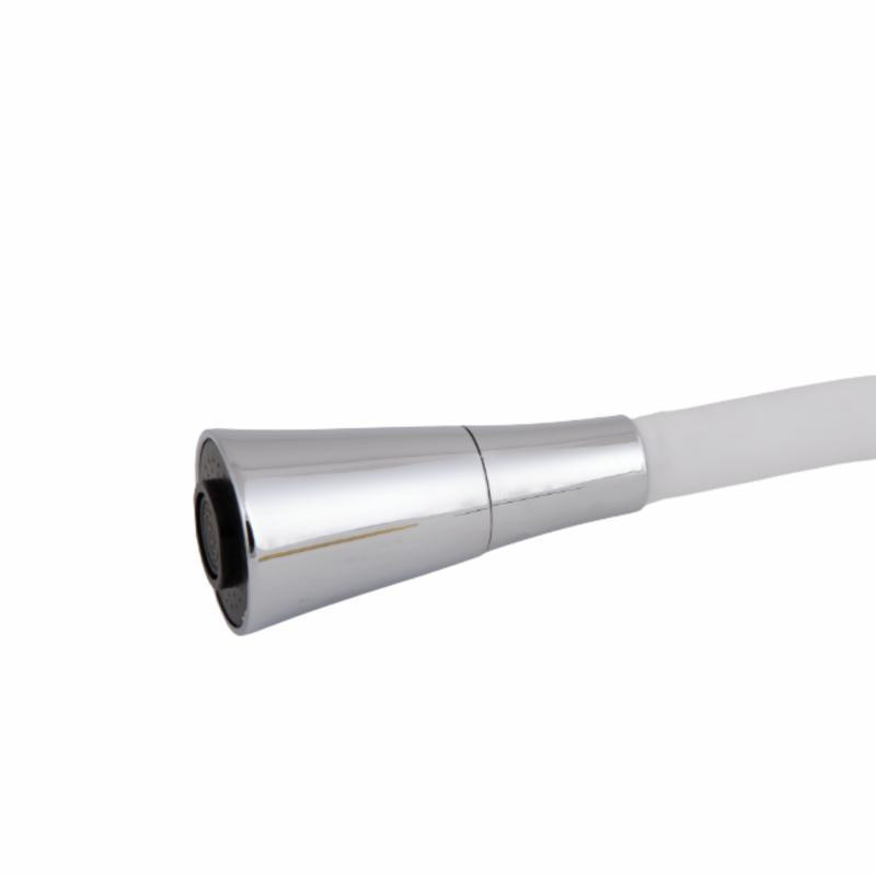 Смеситель для кухни с гибким изливом Lidz Tani 008F3 (k40) LDTAN008F3WCR37037 белый / хром Киев - изображение 3