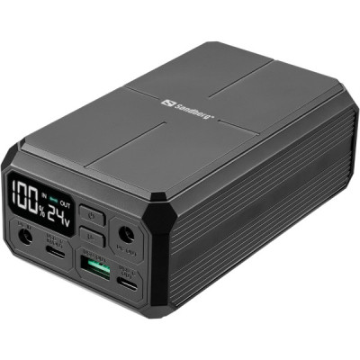 Батарея универсальная Sandberg 27000mAh Laptop DC1224v 84W, PD/100W, QC/3.0, QI/10W, PowerThrough (421-13) Винница - изображение 1