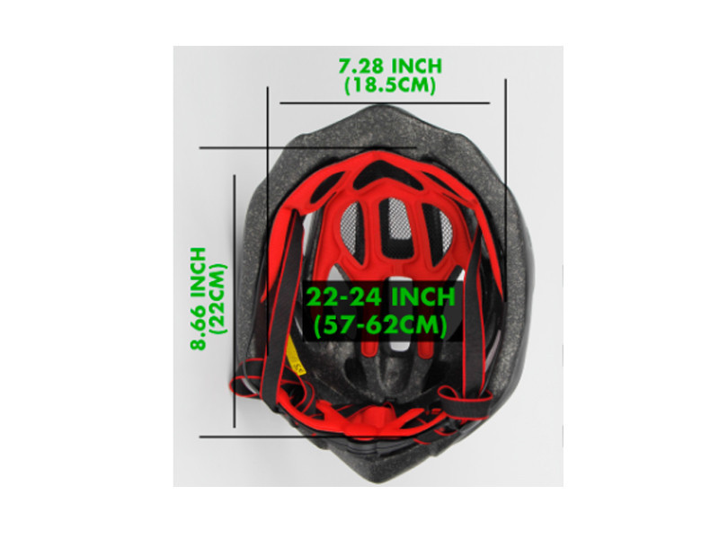 Шолом-захист для велосипедистів із стопом Feel Fit чорний Бровари - фото 2