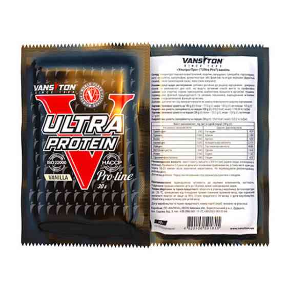 Протеїн Vansiton Ultra Protein 30 г Ваніль Луцьк