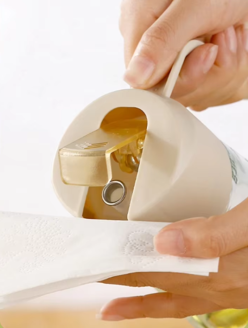 Пляшка скляна для олії на 630 мл, бежева Кам'янець-Подільський - фото 7