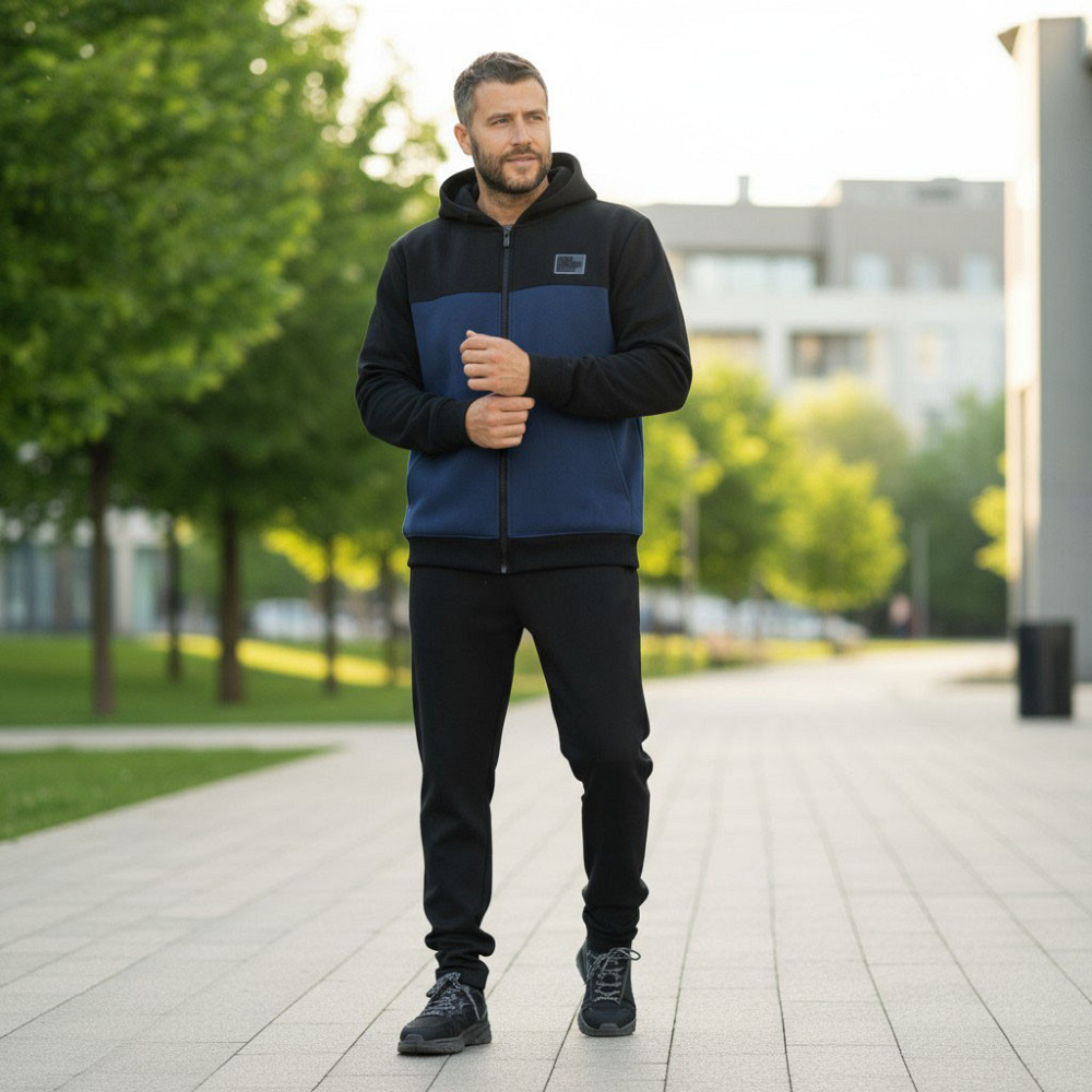 Теплий чоловічий костюм на флісі осінь-зима Харків - фото 3