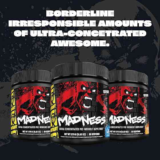 Предтренировочный комплекс Mutant Madness 270 g (Orange Rush) Луцк