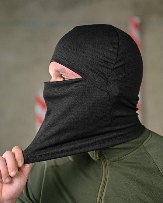 Літня балаклава coolmax black ПП7669 Одеса - фото 4