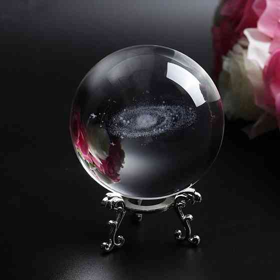 Кришталева куля на металевій підставці 6х6см SBR Київ