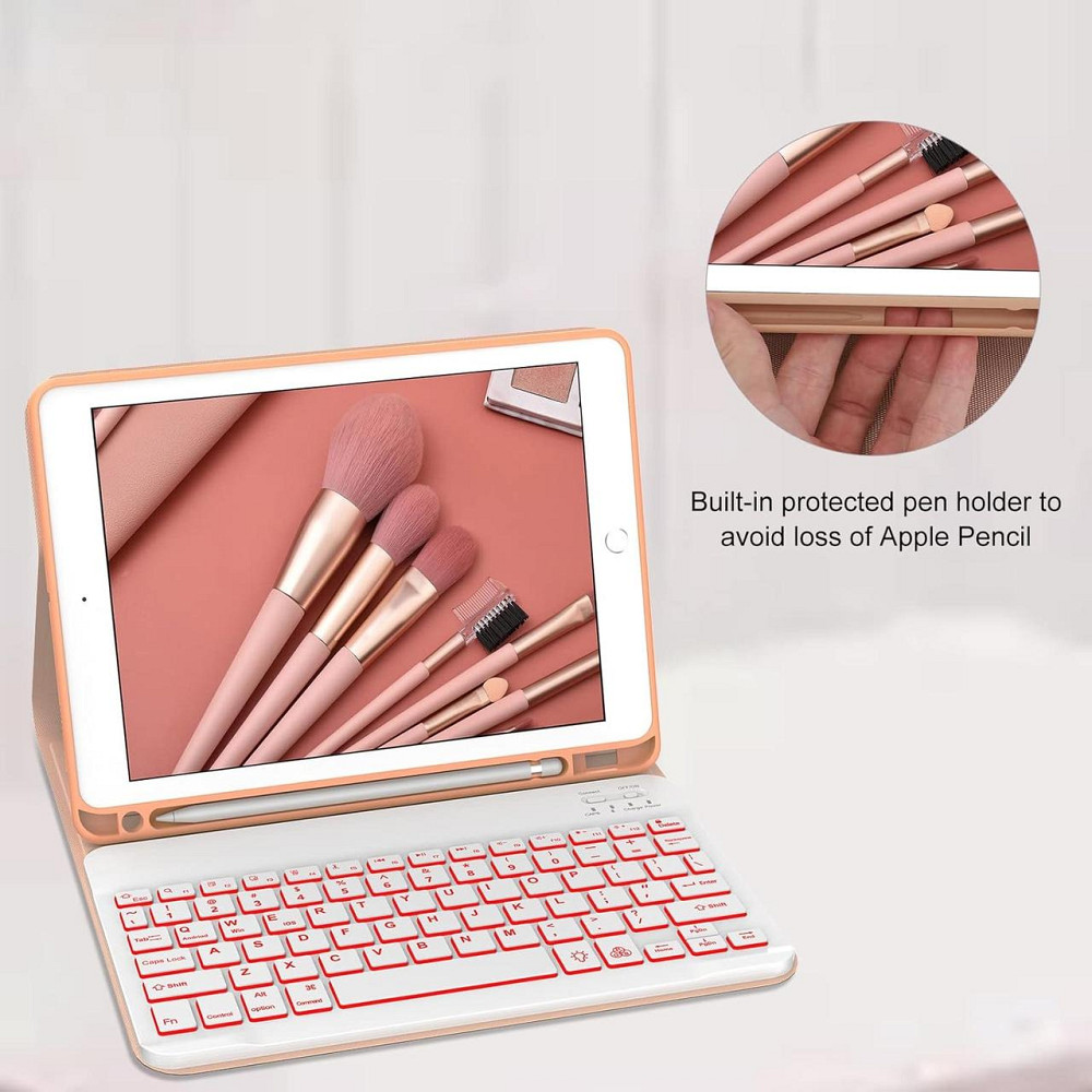 Чохол зі знімною клавіатурою з підсвіткою Bluetooth JADEMALL iPad 9.7 2018/ iPad 9.7 2017/ iPad Air 2/ iPad Air/ iPad Pro 9.7 Дніпро - фото 3