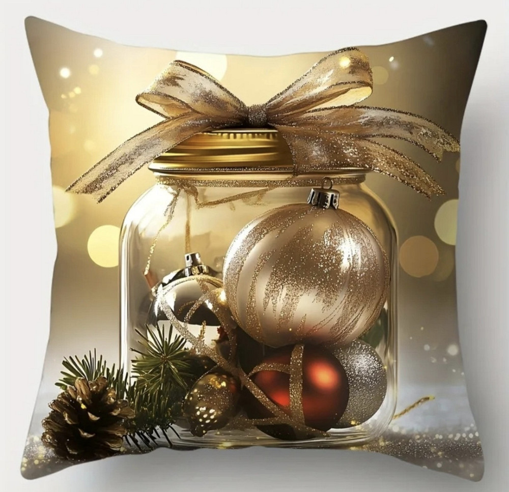 Наволочка на подушку новорічна Сміла - фото 1
