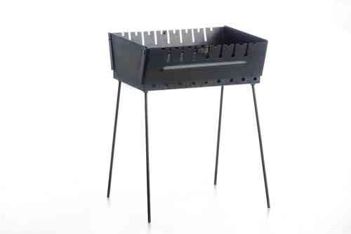 Розкладний мангал кейс товщина 2 мм на 8 шампурів з чохлом і рукавицями СИЛА Харків