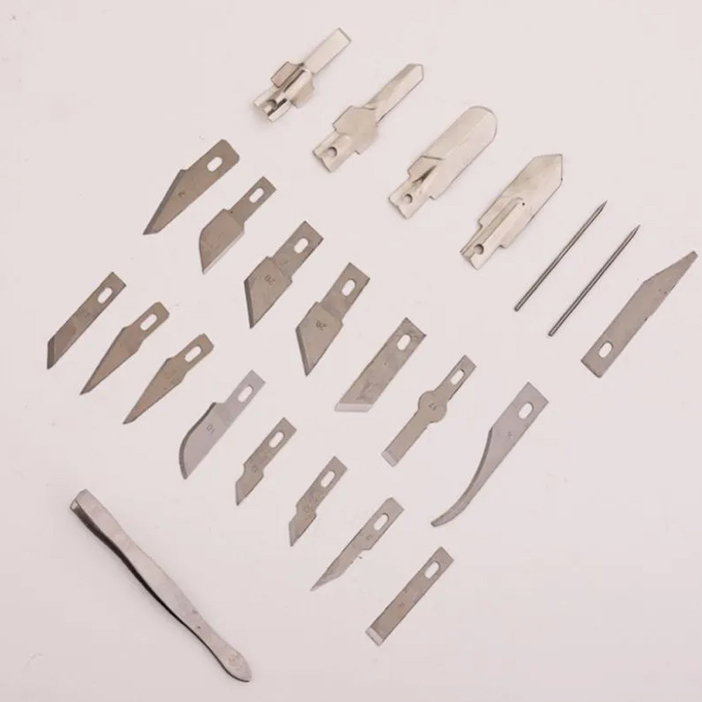 Набір ножів для різьблення по дереву (30 предметів) у чохлі. SBR Київ - фото 4