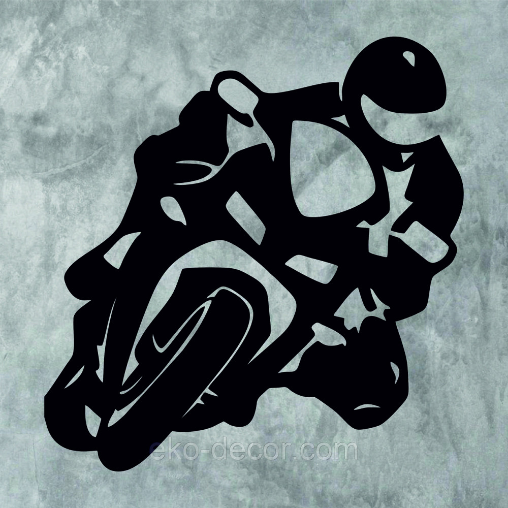 Декоративное настенное Панно «Мотоцыкл» Декор на стену 70*67 см, Черный Киев - изображение 9