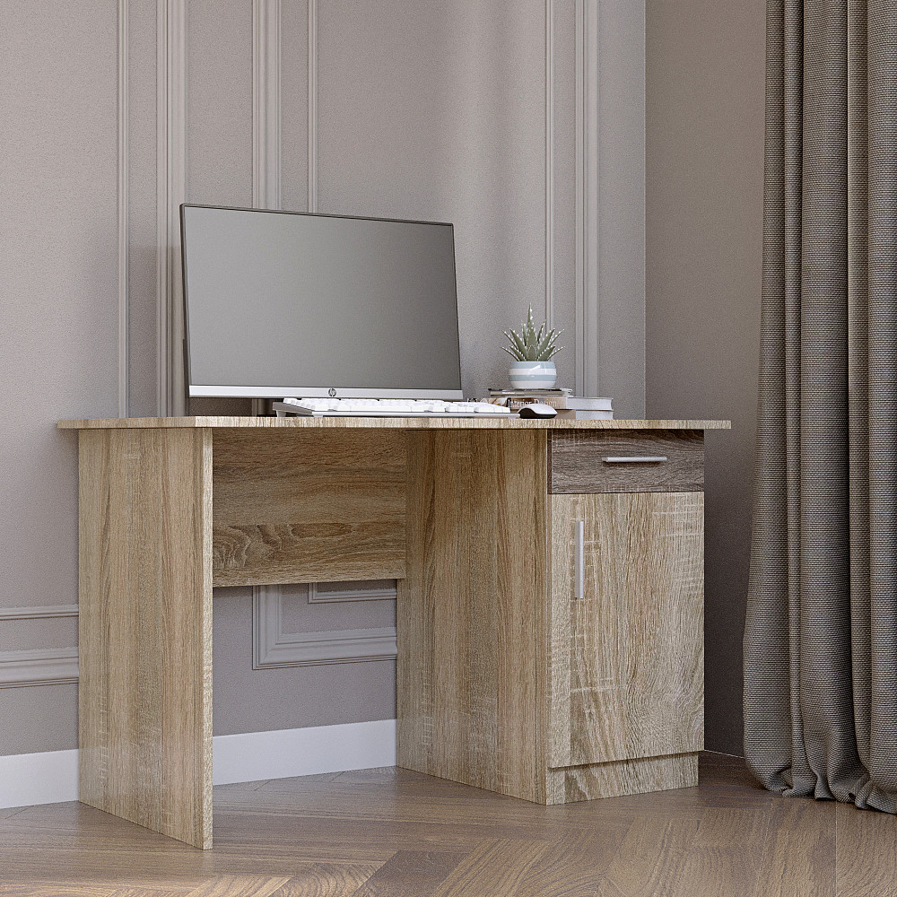 Письменный стол Эверест Школьник-3 сонома + трюфель (DTM-2164) Львов - изображение 2