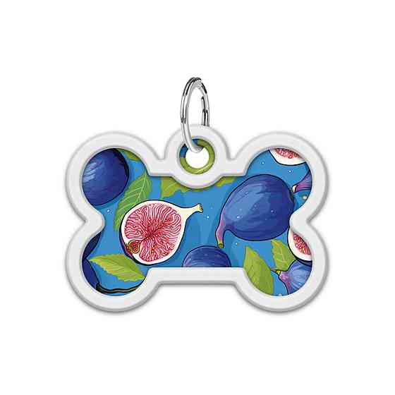 Адресник для собак и кошек металлический WAUDOG Smart ID с QR паспортом, рисунок 