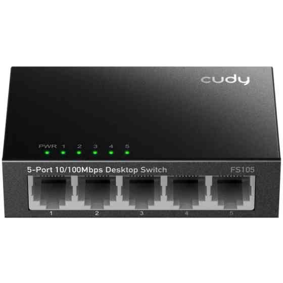 Комутатор Cudy FS105, 5 портовий 10/100 Mbps Metal Switch Вінниця