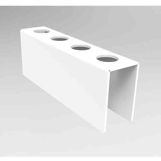 Підставка EKOSTAR для вафельного ріжка на 4шт. Біла. Акрил 3 мм Київ