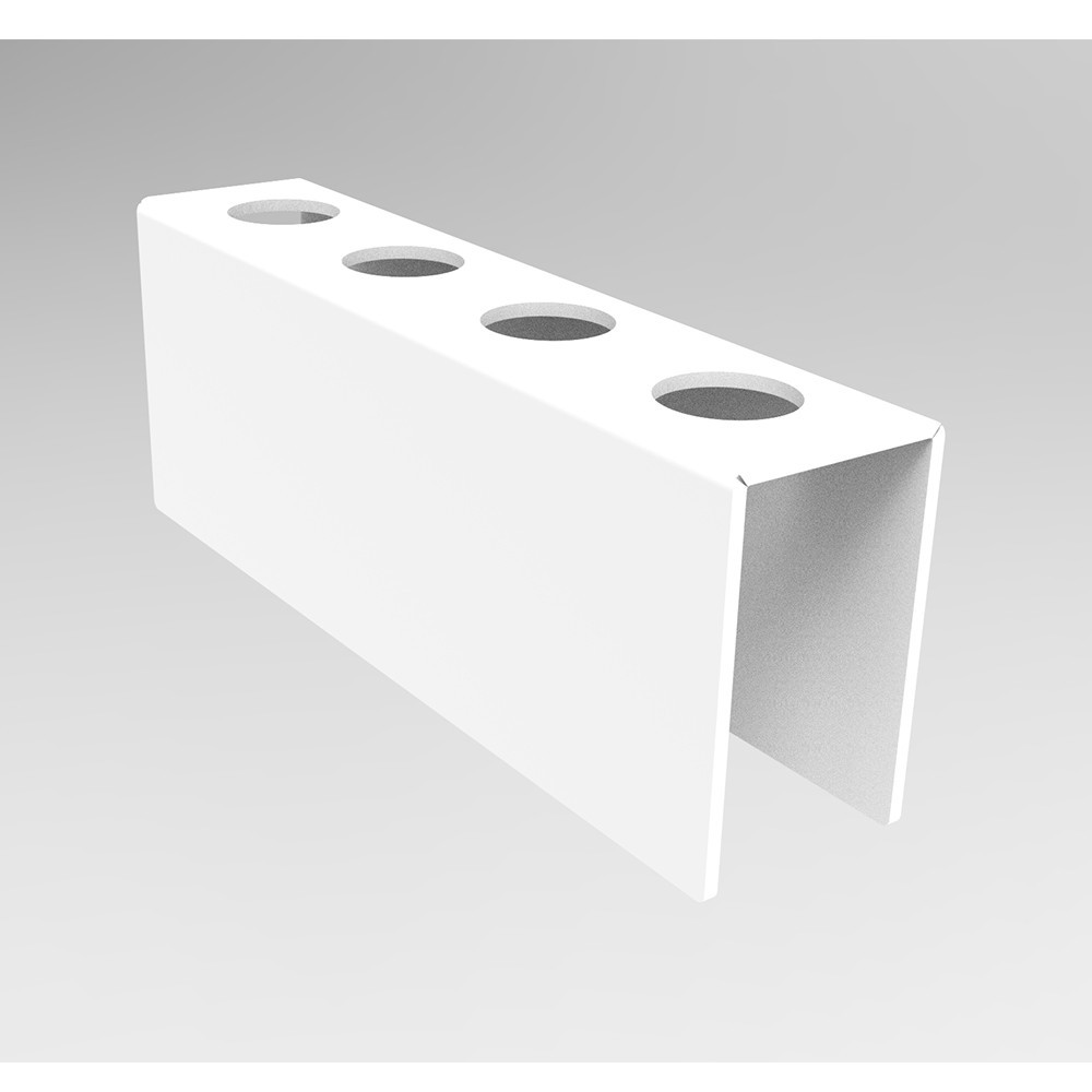 Підставка EKOSTAR для вафельного ріжка на 4шт. Біла. Акрил 3 мм Київ - фото 1