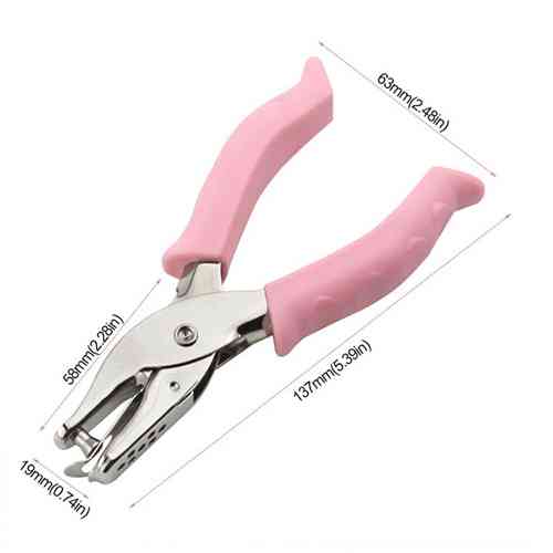 Дырокол для скрапбукинга и рукоделия, пробойник круг 6мм, цвета Вінниця