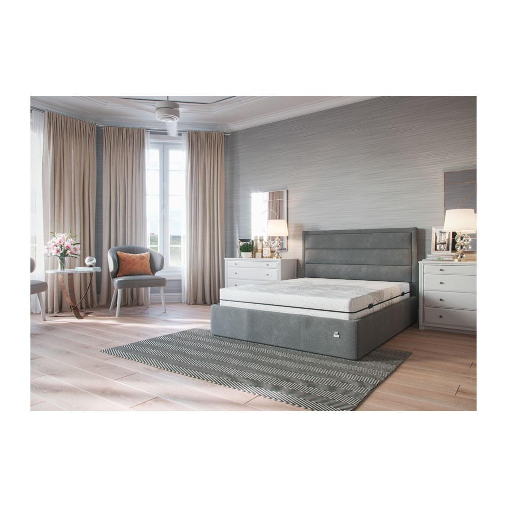 Ліжко SiriusDesign Standart 140x200 сірий Київ - фото 3