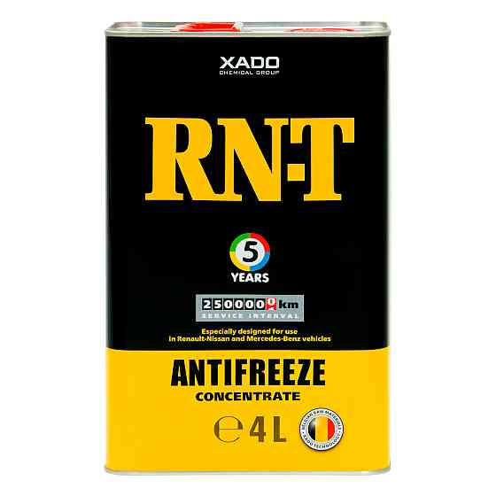 Антифриз Xado Antifreeze RN-T желтый концентрат 4л Львов