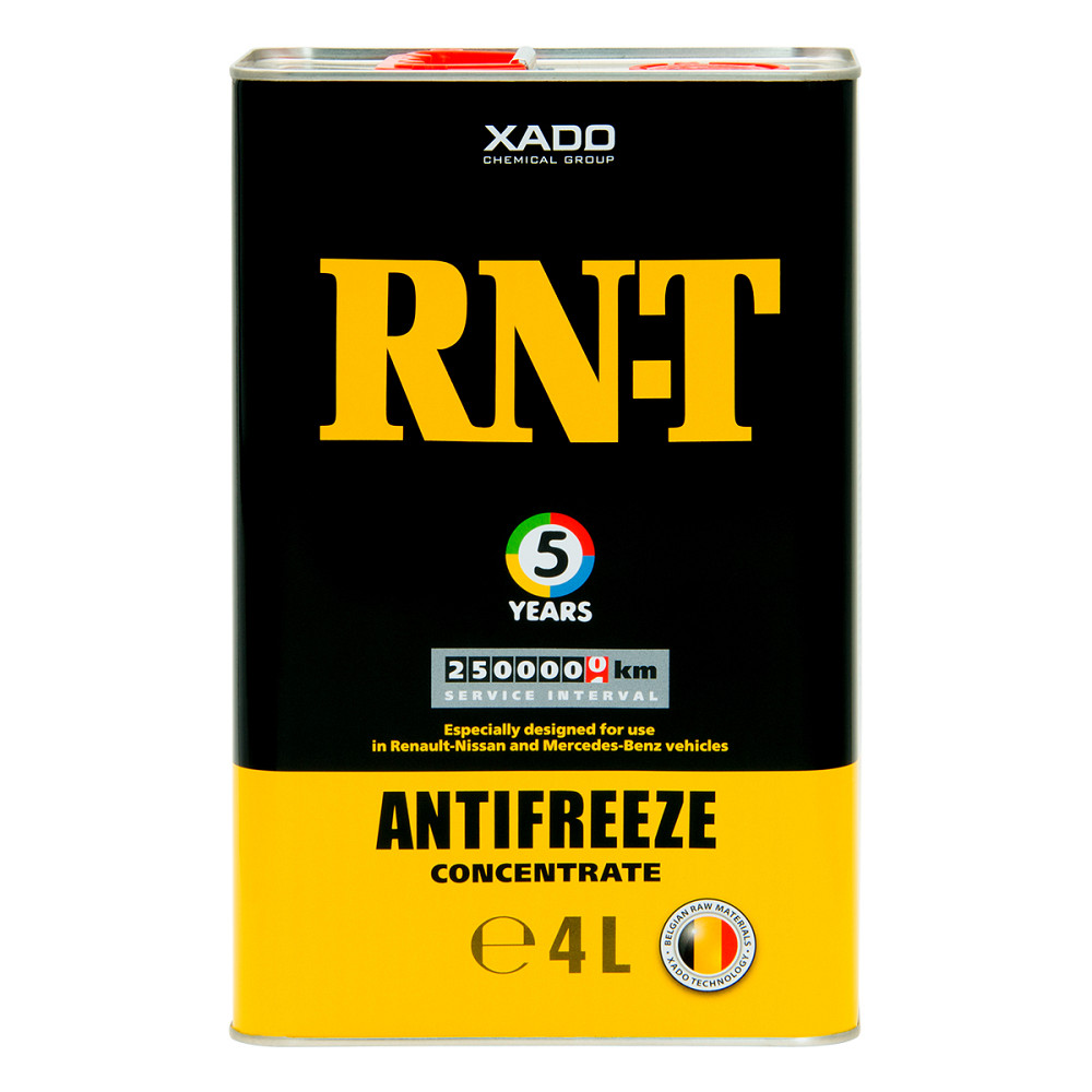 Антифриз Xado Antifreeze RN-T желтый концентрат 4л Львов - изображение 1