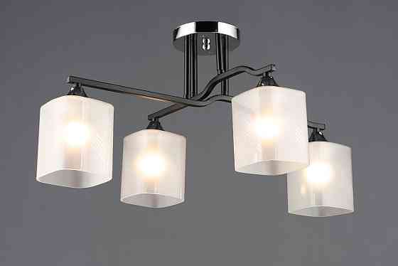 VALESO Люстра на чотири плафони A4456/4 (Чорний+Хром) Коломыя