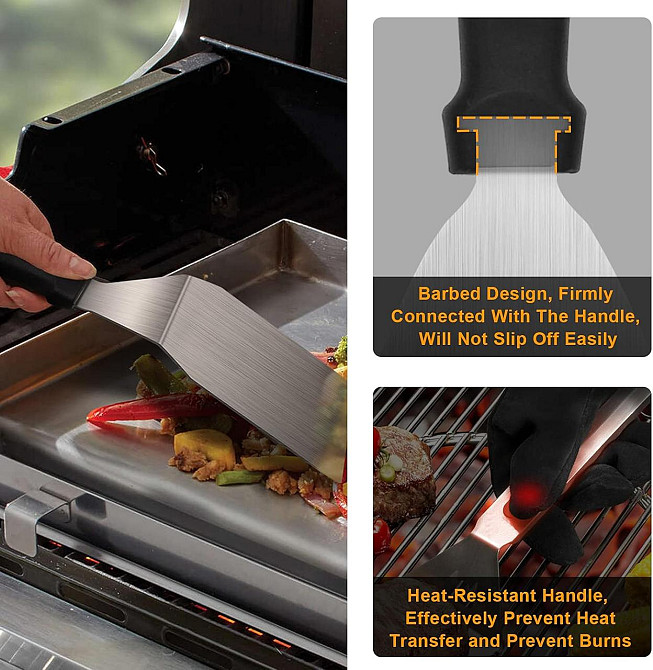 Набір для барбекю 15 предметів із нержавіючої сталі All in One GRILLI  777115 Код: 012289 Рівне - фото 3