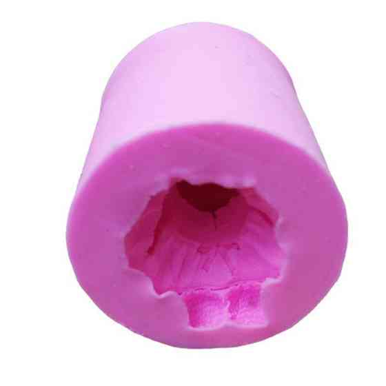 Молд силиконовый Мишка девочка 48 на 55 мм розовый Киев