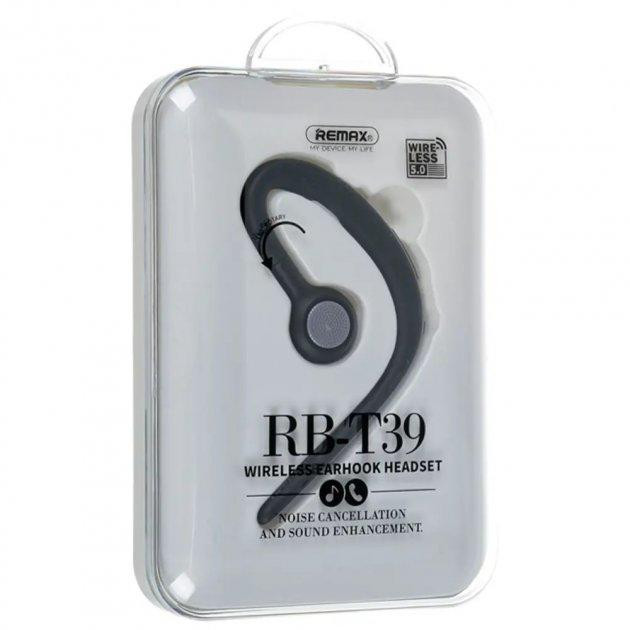 Bluetooth гарнітура Remax RB-T39 black Вінниця - фото 6
