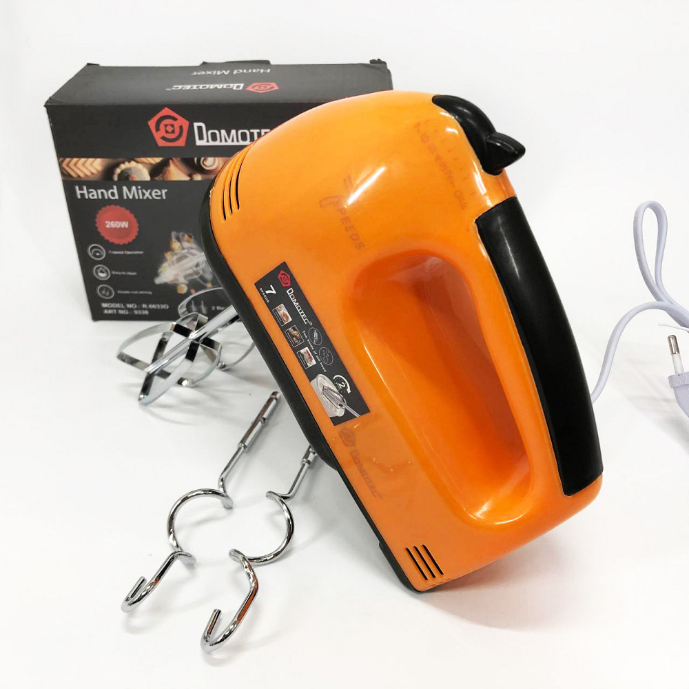 Міксер ручний потужний кухонний DOMOTEC, Міксер для збивання кремів Універсальний ручний BO-21 Львів - фото 1
