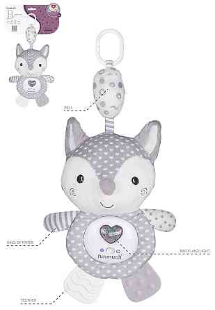 Іграшка музична Funmuch Підвіска Лисеня зі світловими ефектами (6756814) Київ