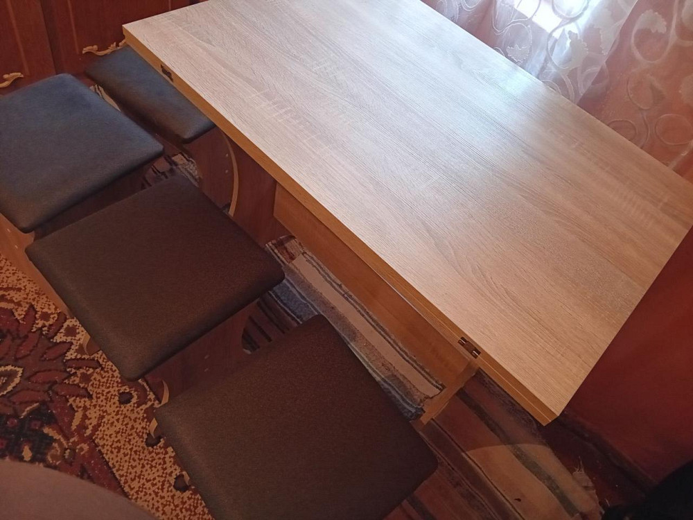 Стіл для кухні - розкладний Ш89хГ59хВ76 см - Вільха Львів - фото 7