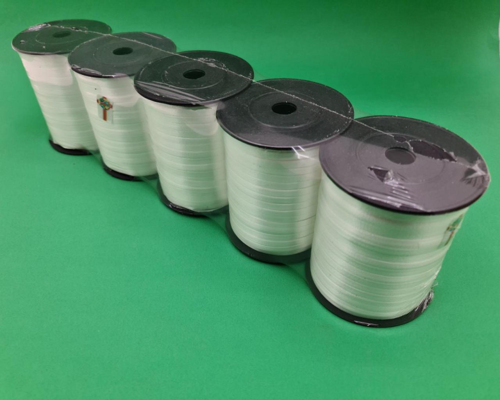 Стрічка для повітряних куль і подарунків 300 метрів біла (1 пачка) Харків - фото 4