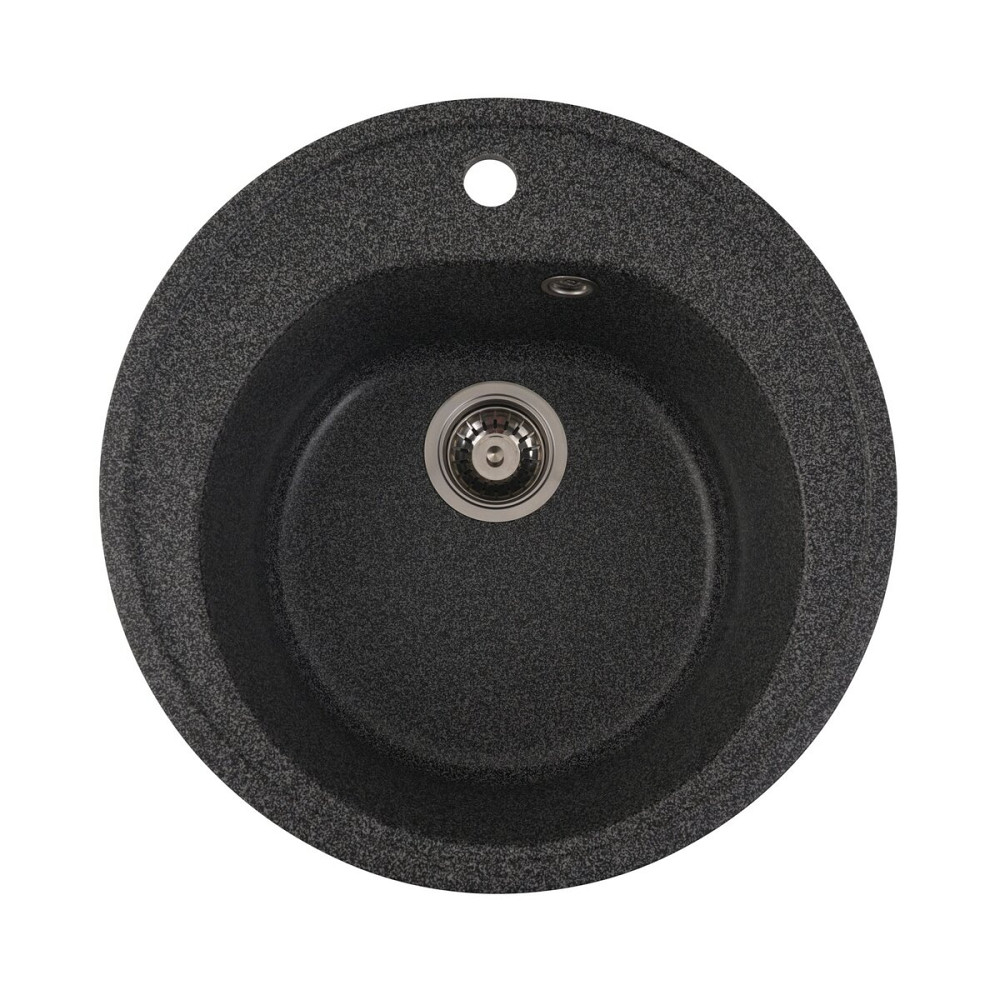 Гранітна мийка для кухні VALESO LUNA 510 матова Графіт Коломия - фото 3