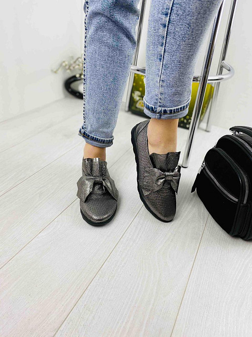 Sothby 's Сліпони жіночі Sothby 's K-378/3 темне-срібло (весна-літо, шкіра натуральна) (3306) л Коломыя - изображение 5