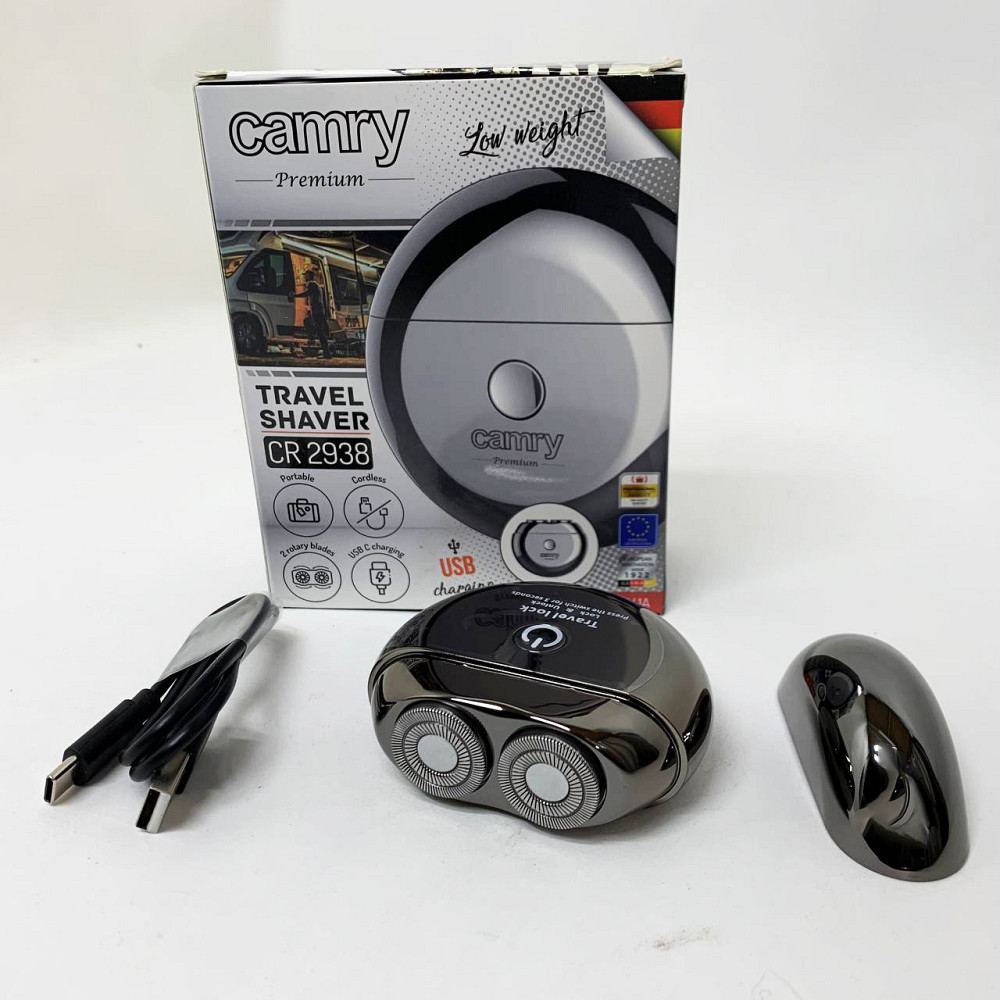 Бритва сітчаста професійна Camry, Універсальна акумуляторна електробритва, Портативна професійна бритва VK-28 Львів - фото 5