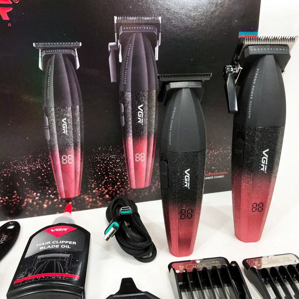 Машинка для стрижки посіченого волосся VGR V-640, Тример для самостійної стрижки волосся UW-66 Івано-Франківськ - фото 10