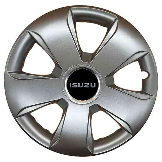 Автомобільні модельні ковпаки R13 Isuzu 102 4шт, SJS, сріблясті Київ