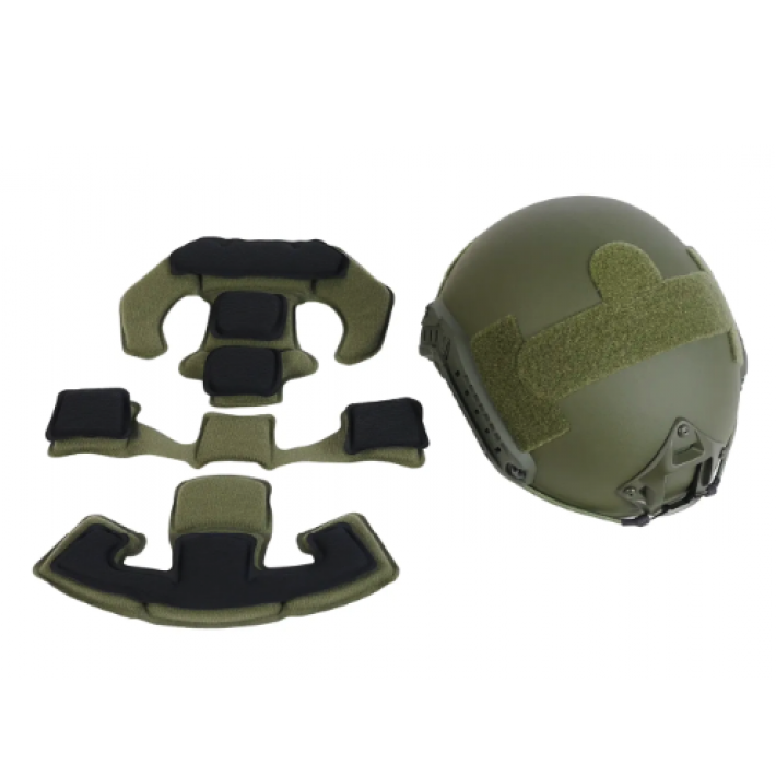 Універсальна система кріплень для шолома Wendy system із подушками Оливковий Вінниця - фото 4