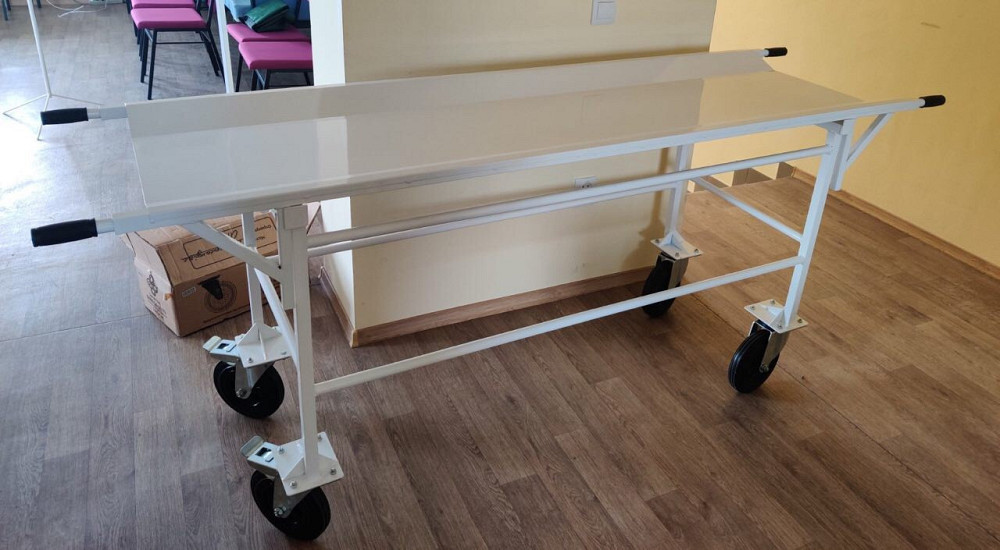 Візок-каталка анатомічний зі зйомним ношами АТОН ТПБ-ЗН Дніпро - фото 3