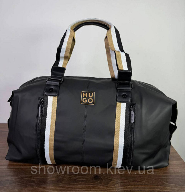 Чоловіча брендова дорожня, спортивна сумка HUGO (29001) Київ - фото 3